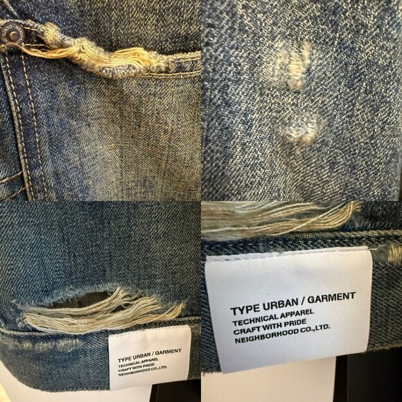 NWT - NEIGHBORHOOD SAVAGE DENIM TYPE-1 JACKET 242xbnh-jkm01 Size XL - Picture 12 of 16